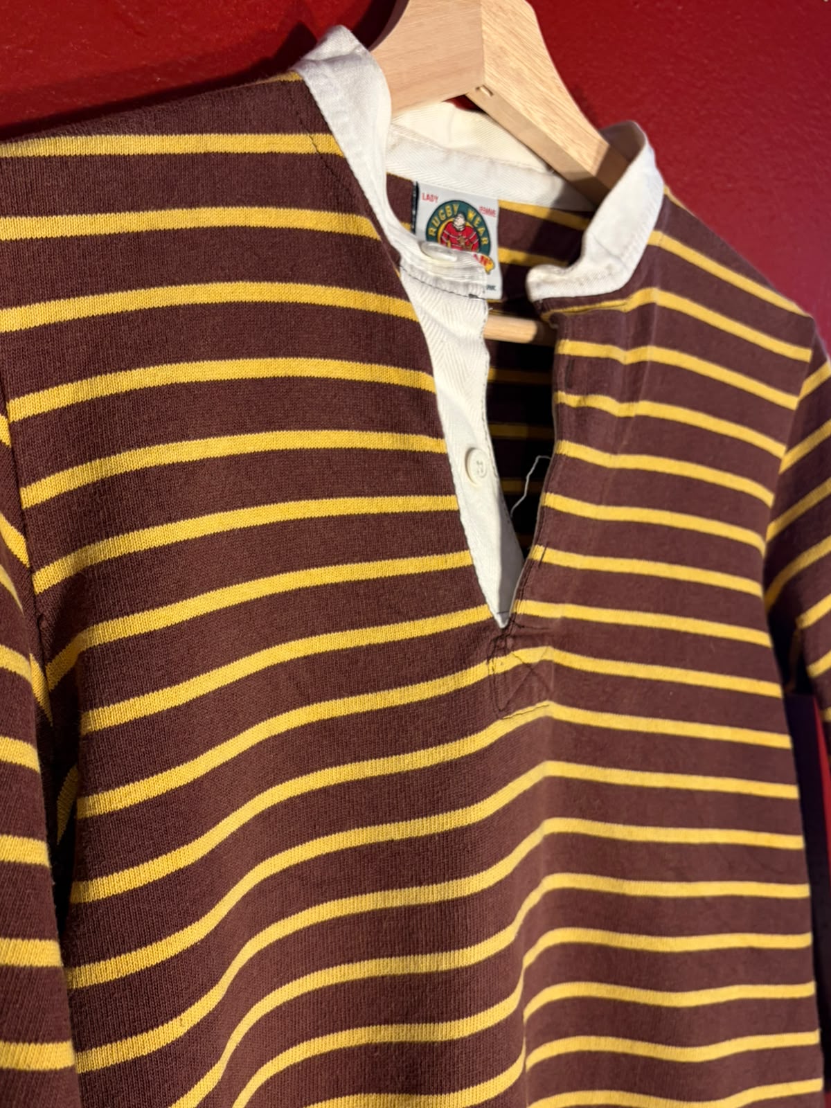Vintage Barbarian Striped Rugby Jersey [S]