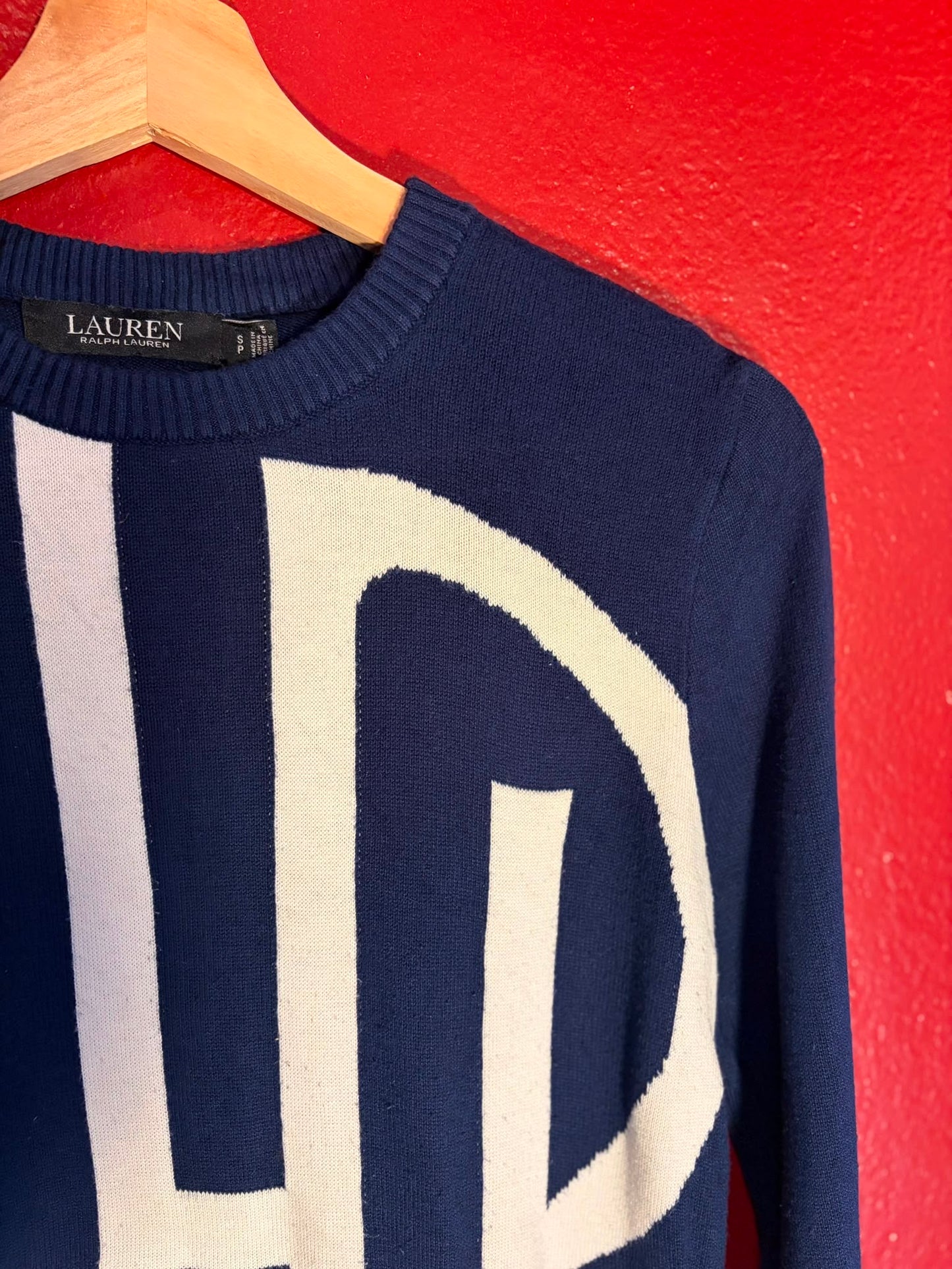 Lauren Ralph Lauren Logo Knit Jumper - S (AU 8-10)