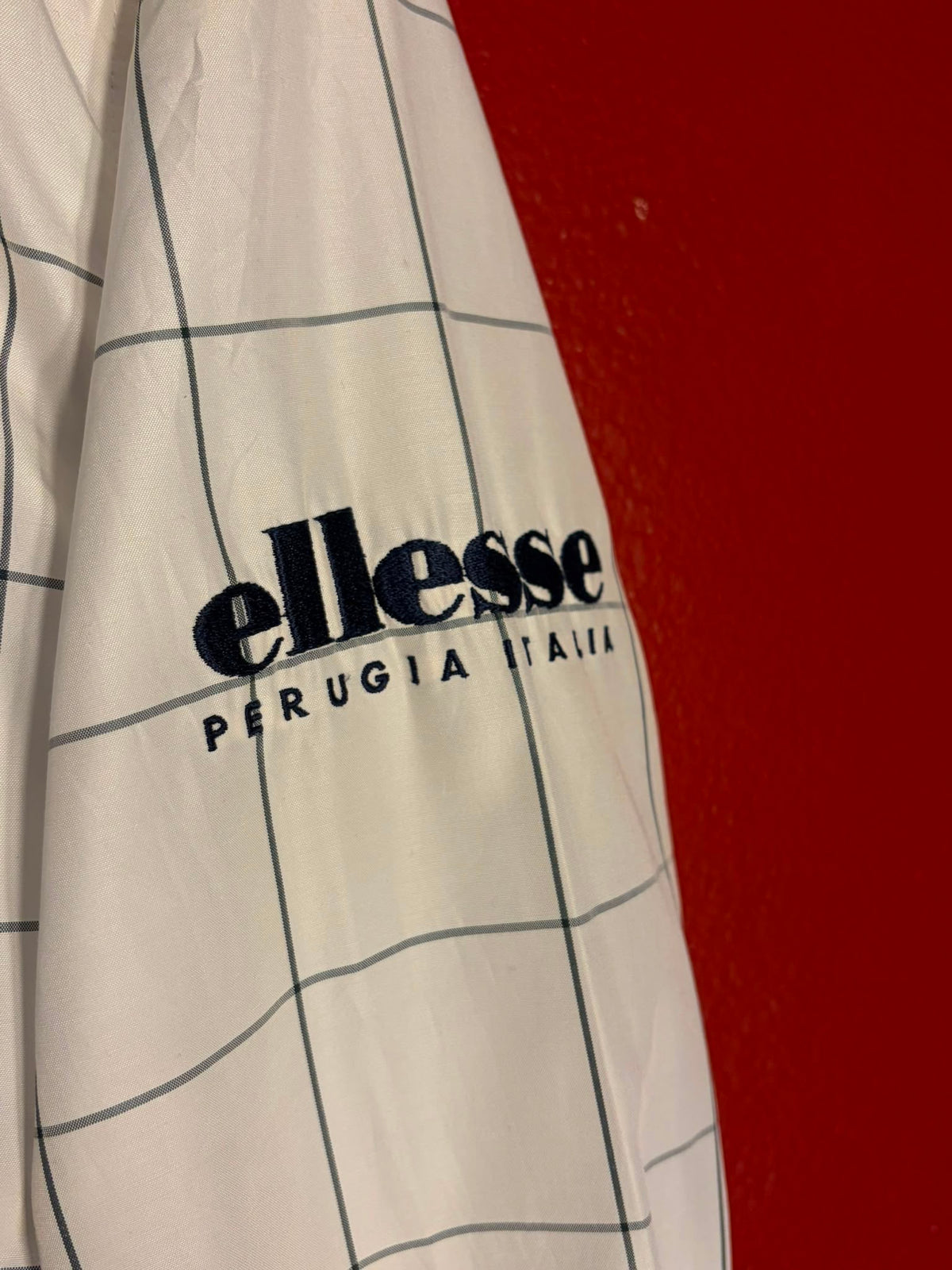 Ellesse Windowpane Track Jacket - Y2K [M]