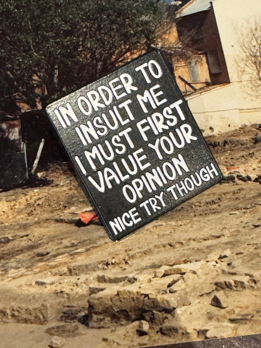 “Insult Me” Enamel Pin