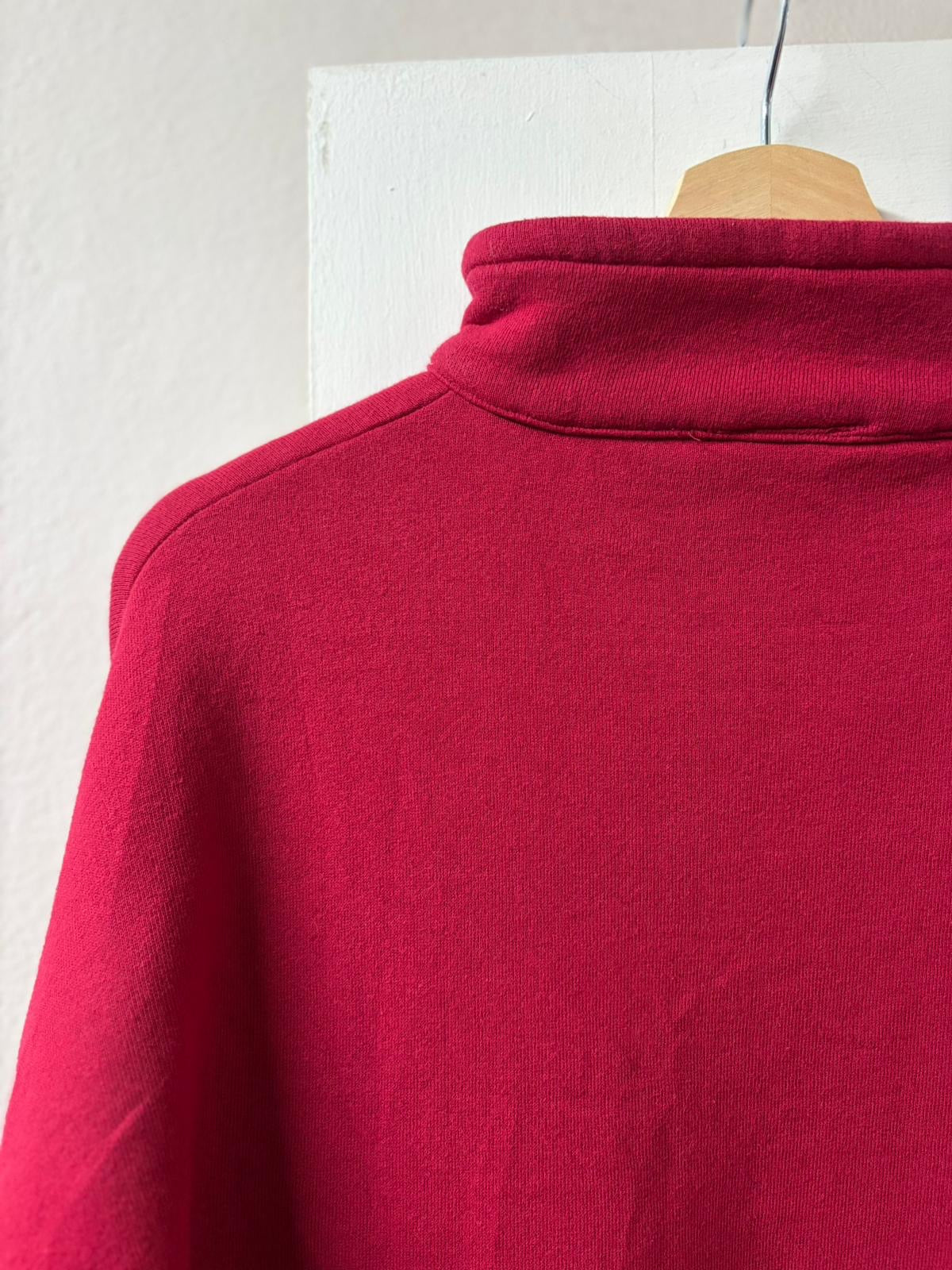 H.I.S. Atlanta City Red Quarter Zip Jumper [L]