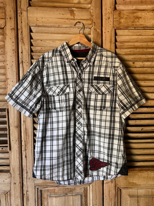 Harley Davidson Short Sleeve Patch Shirt [XL]