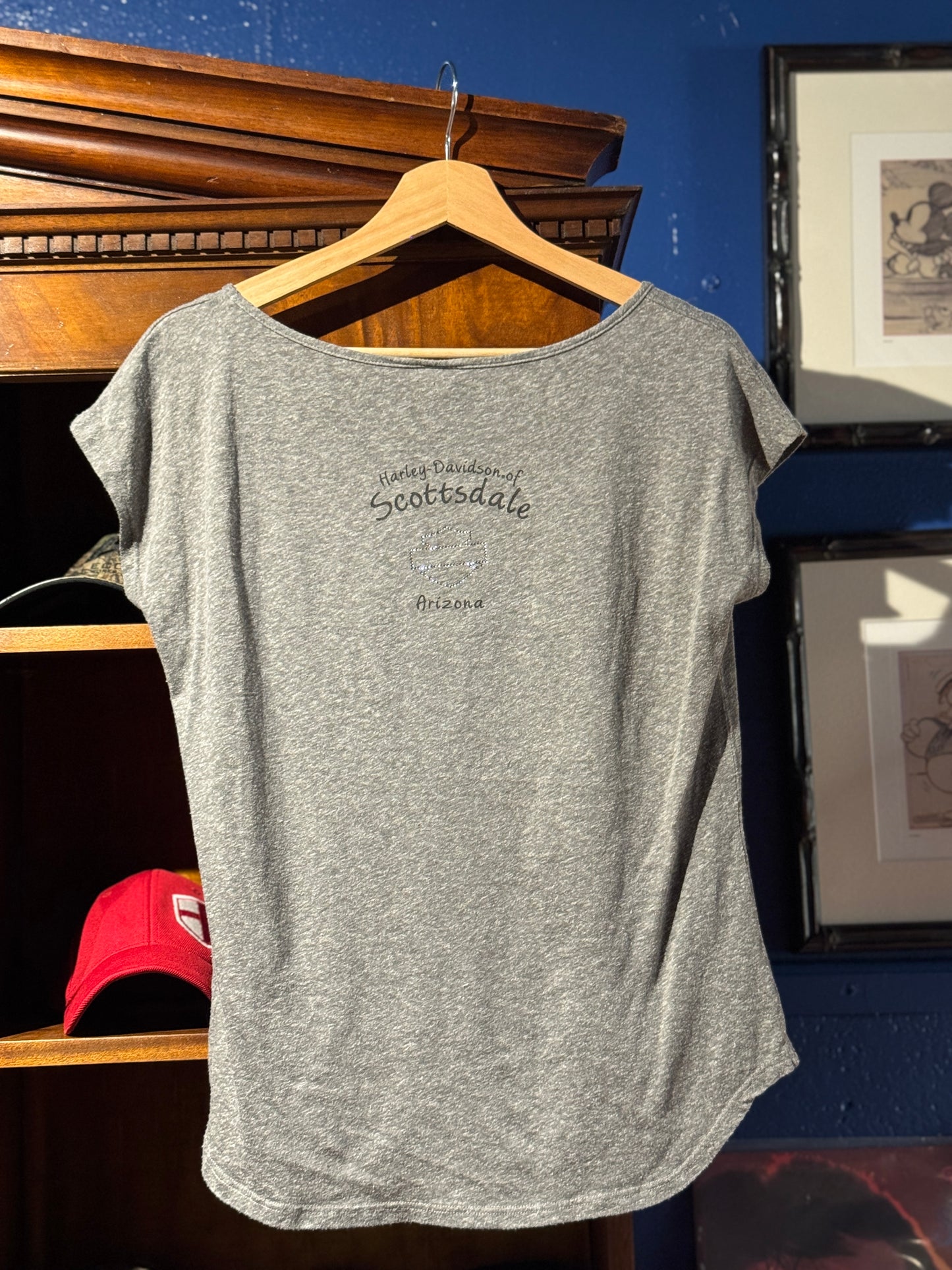 Vintage Harley Davidson Scottsdale Arizona Studded Eagle Tee [L]