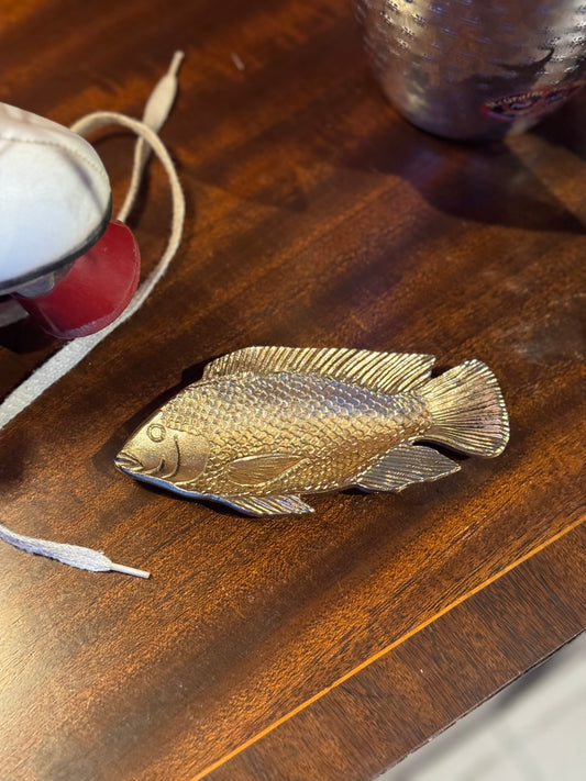 Metal Fish Trinket Dish
