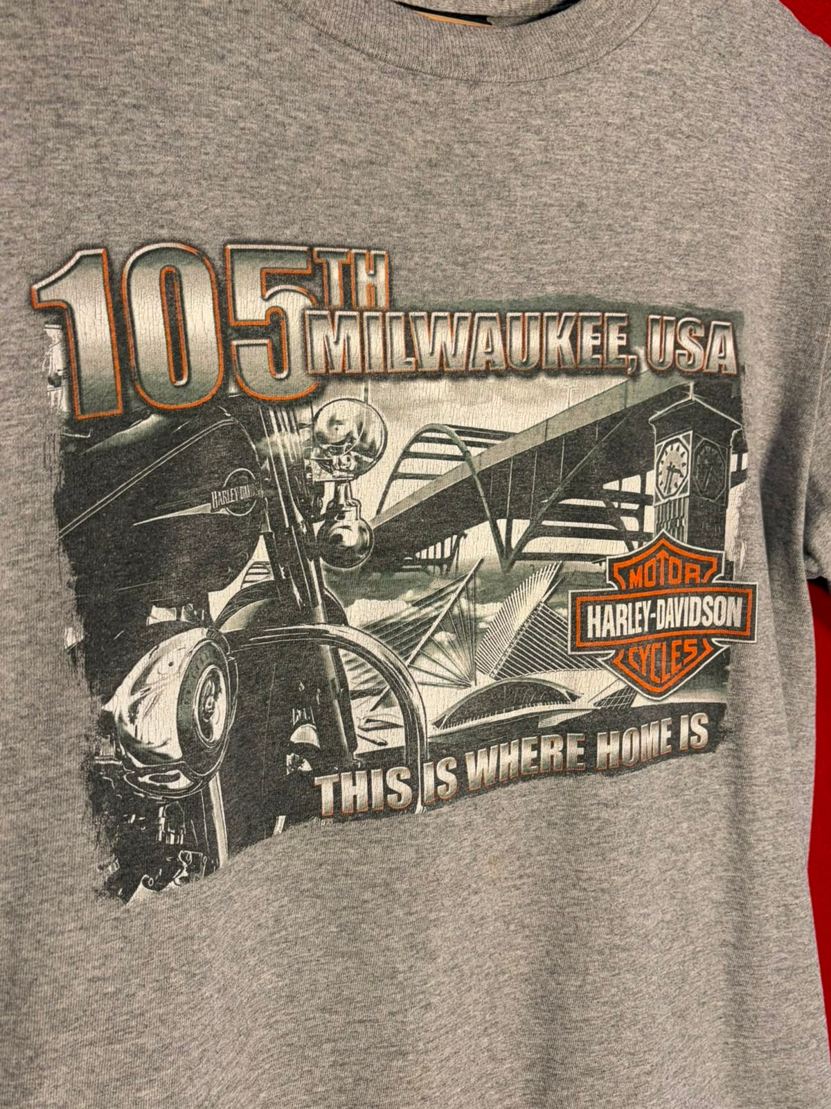 Harley-Davidson 105th Milwaukee Graphic T-Shirt [M]
