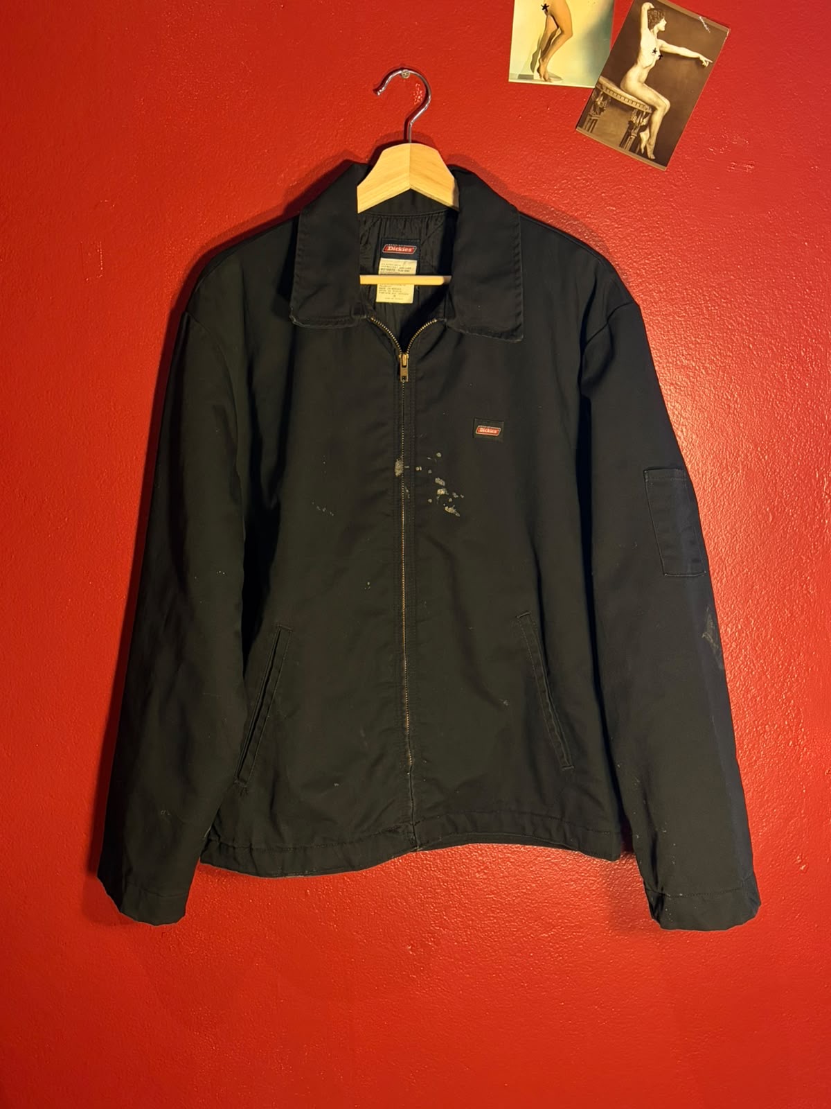 Vintage Dickies Black Quilted Work Jacket [M]