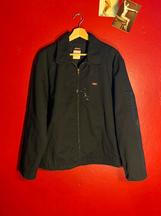 Vintage Dickies Black Quilted Work Jacket [M]