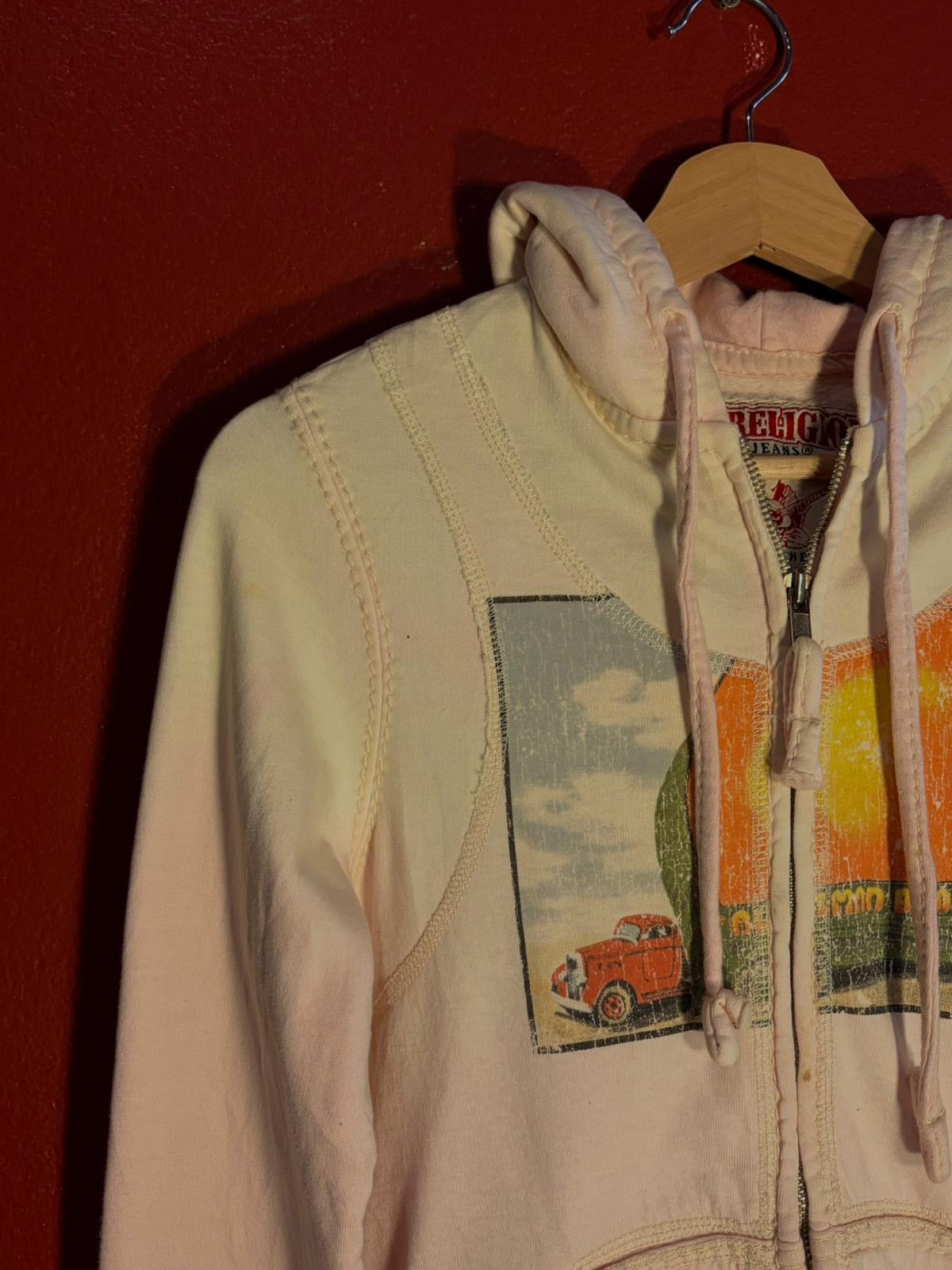Vintage Y2K True Religion Allman Brothers Big T Zip Hoodie [S]