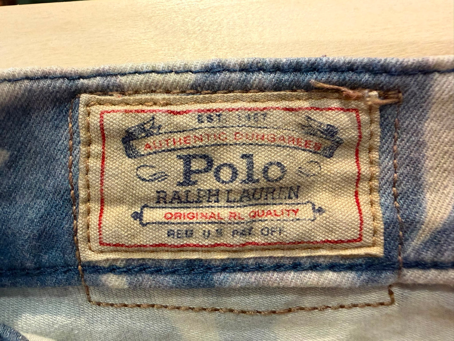 Polo Ralph Lauren Floral Print Skinny Jeans - W27 (AU 8-10)