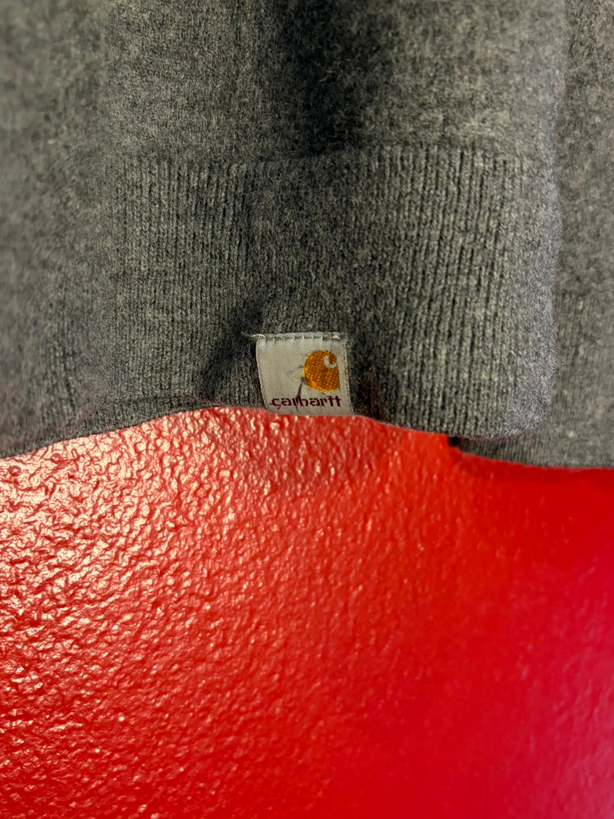 Vintage Carhartt V-Neck Knit Jumper (XL)
