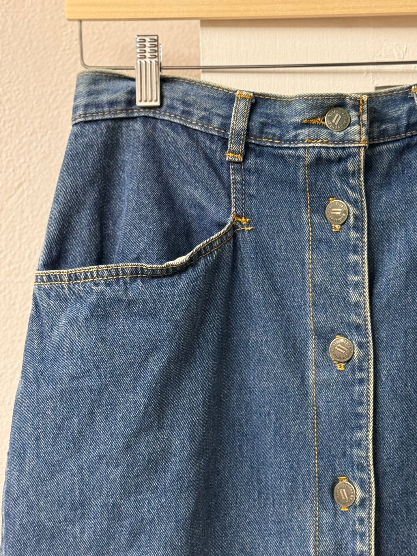 Vintage Daniel Hechter Paris Denim Skirt [AU 6]