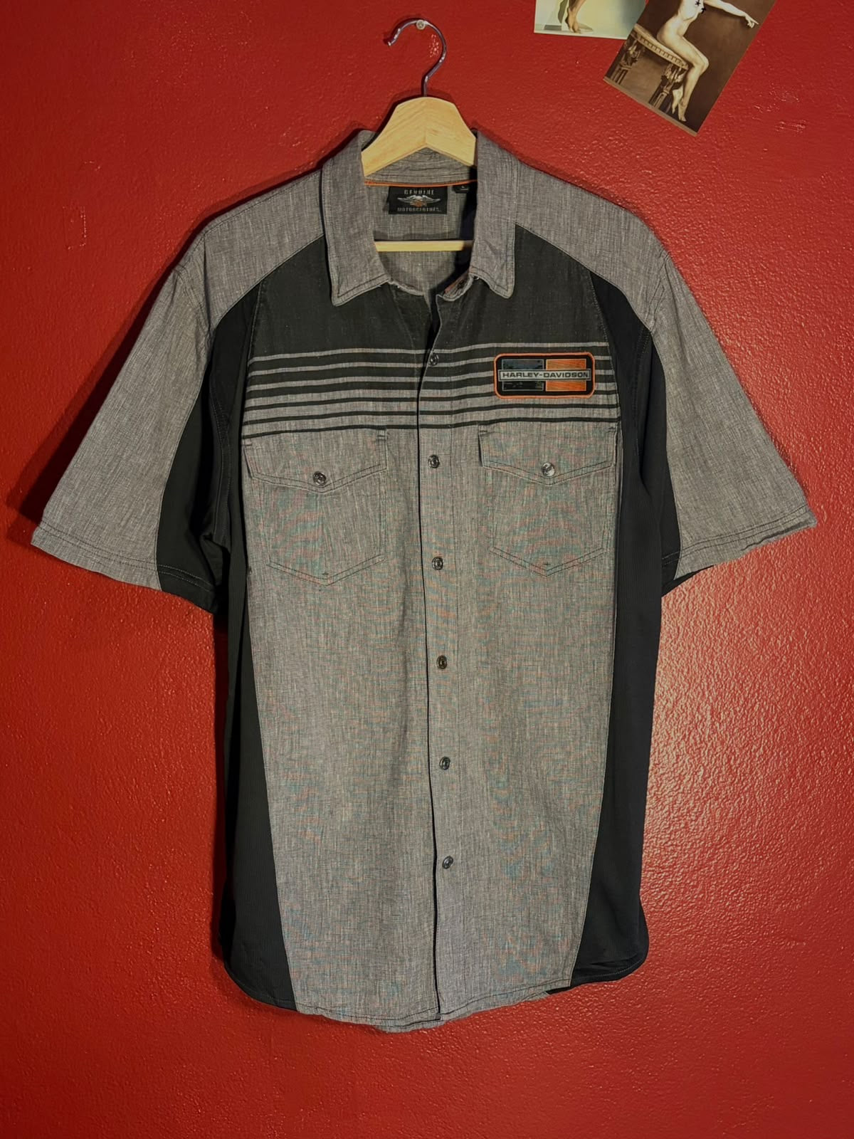 Harley-Davidson Genuine Motorclothes Short-Sleeve Shirt [L]