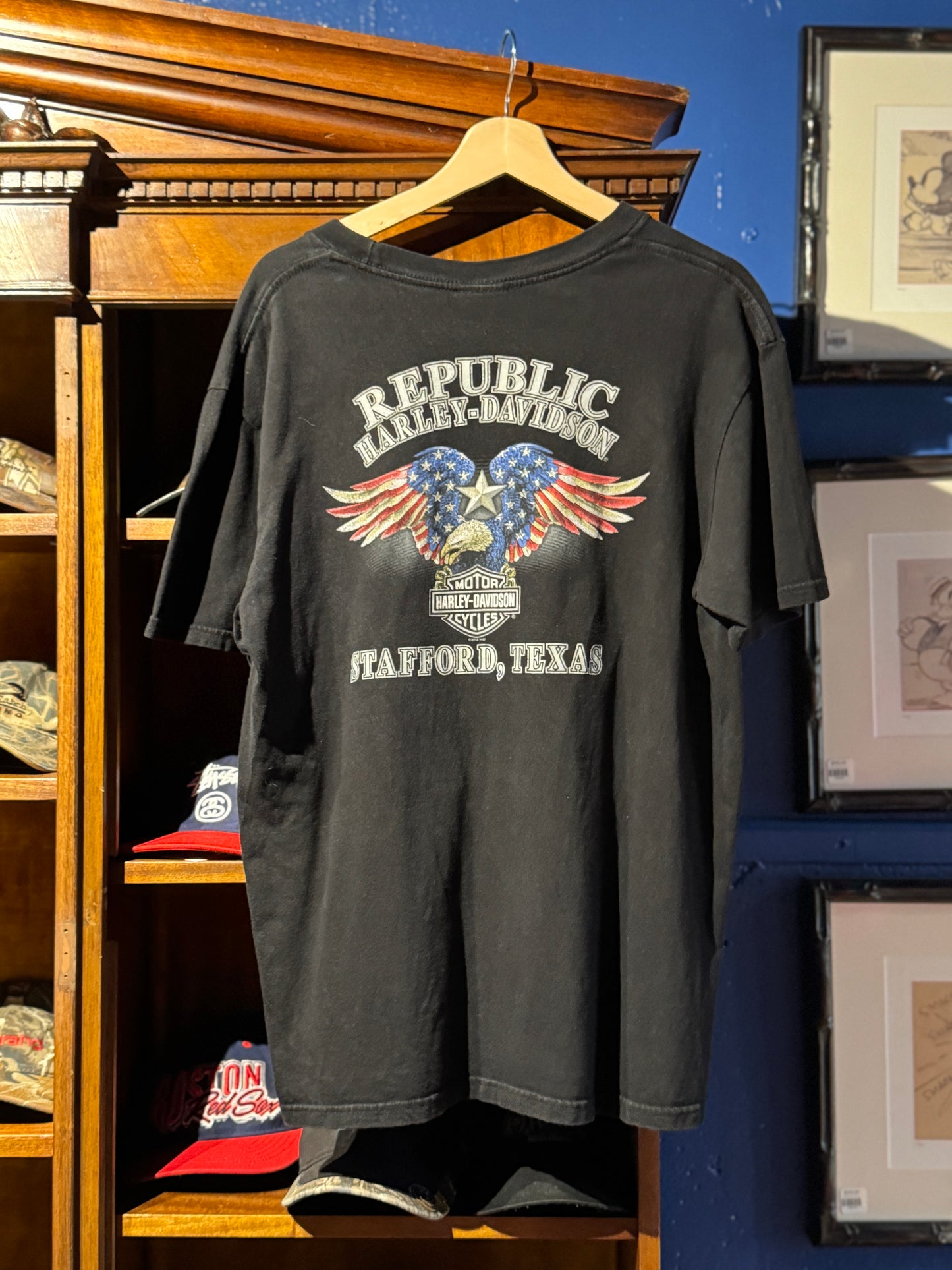 Vintage Harley-Davidson Texas Eagle Tee – L (AU L)