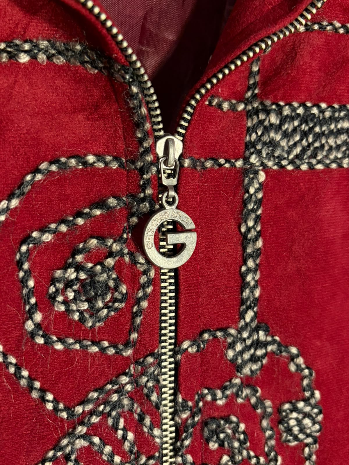 Vintage Getz Club Sport Abstract Zip Jacket [M]