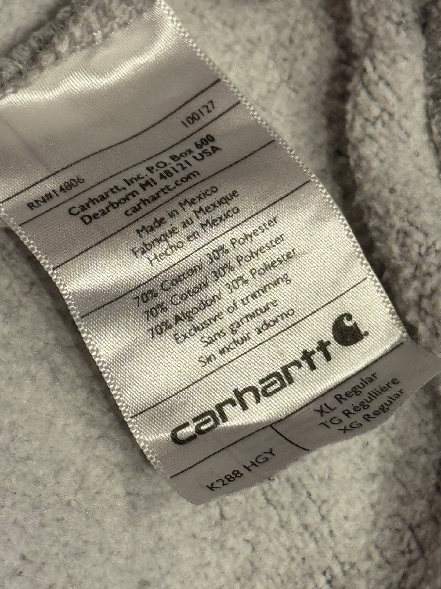 Carhartt Sleeve Logo Hoodie (XL)