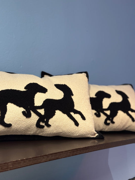 Black Labrador Cushion 30x50cm