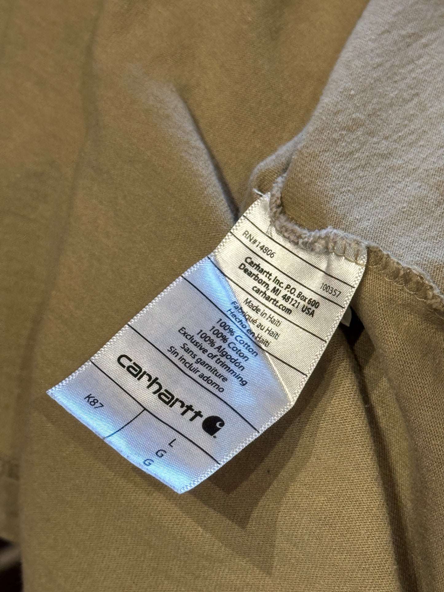 Carhartt Pocket T-Shirt - L (AU XL)