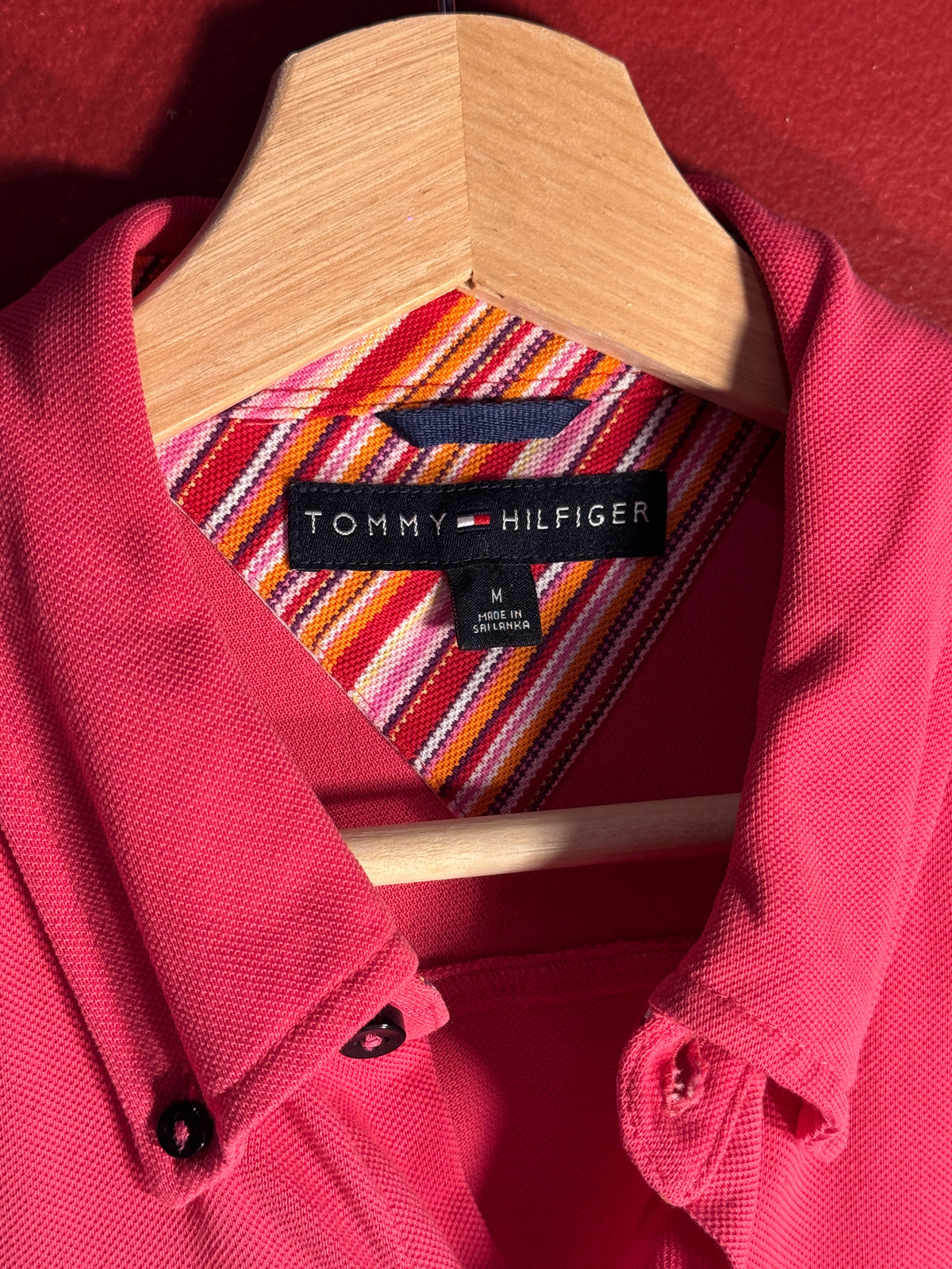 Vintage Tommy Hilfiger Short-Sleeve Piqué Shirt [M]