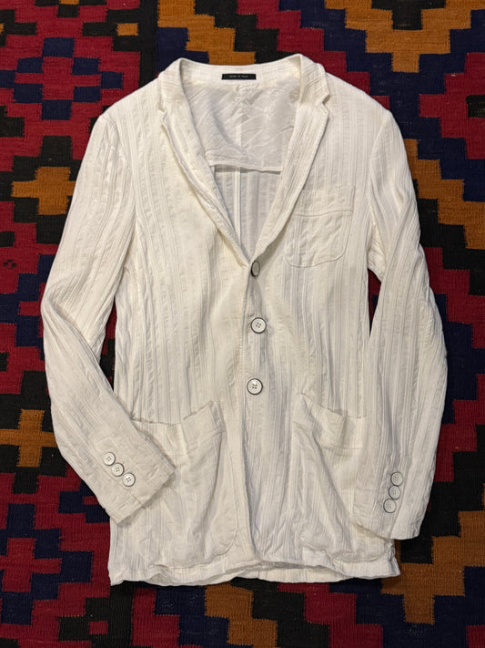 Vintage Emporio Armani Brad Line Textured Cotton Blazer