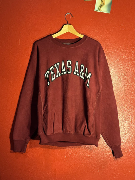 Y2K Texas A&M Crewneck Sweatshirt [M]