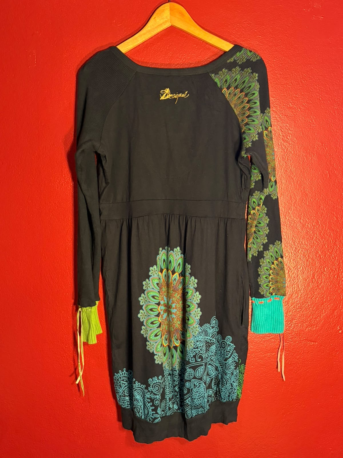 Desigual Embellished Patchwork Tunic Dress