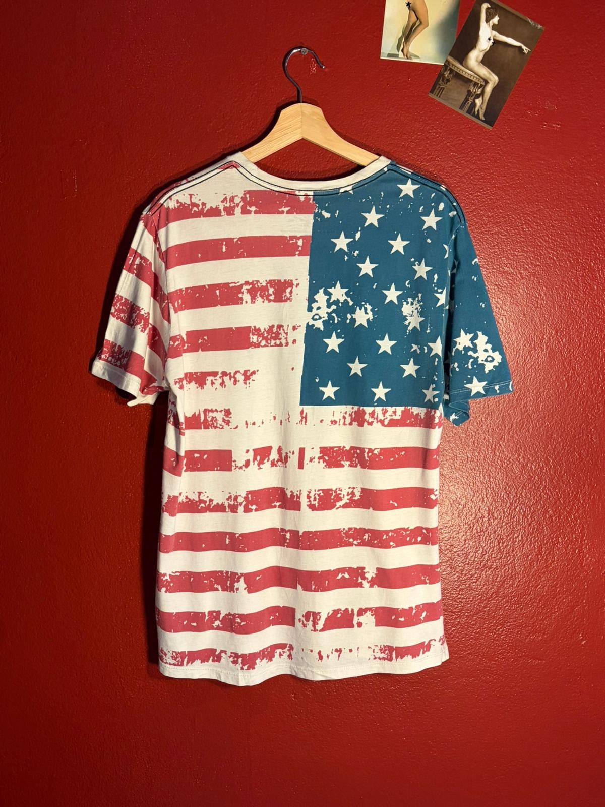 True Religion American Flag Buddha T-Shirt [M]