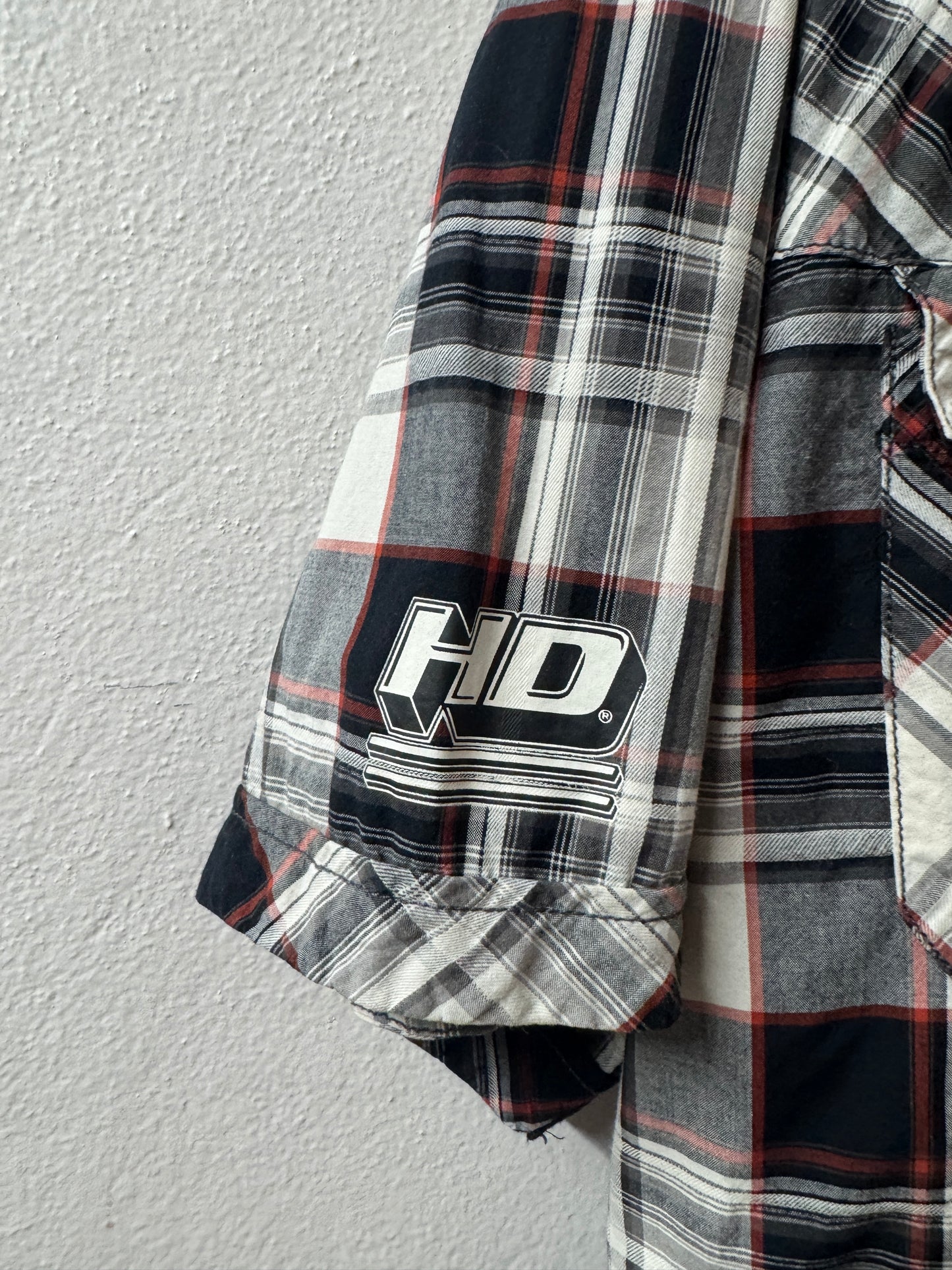 Vintage Harley Davidson Plaid Motorclothes Shirt [2XL]