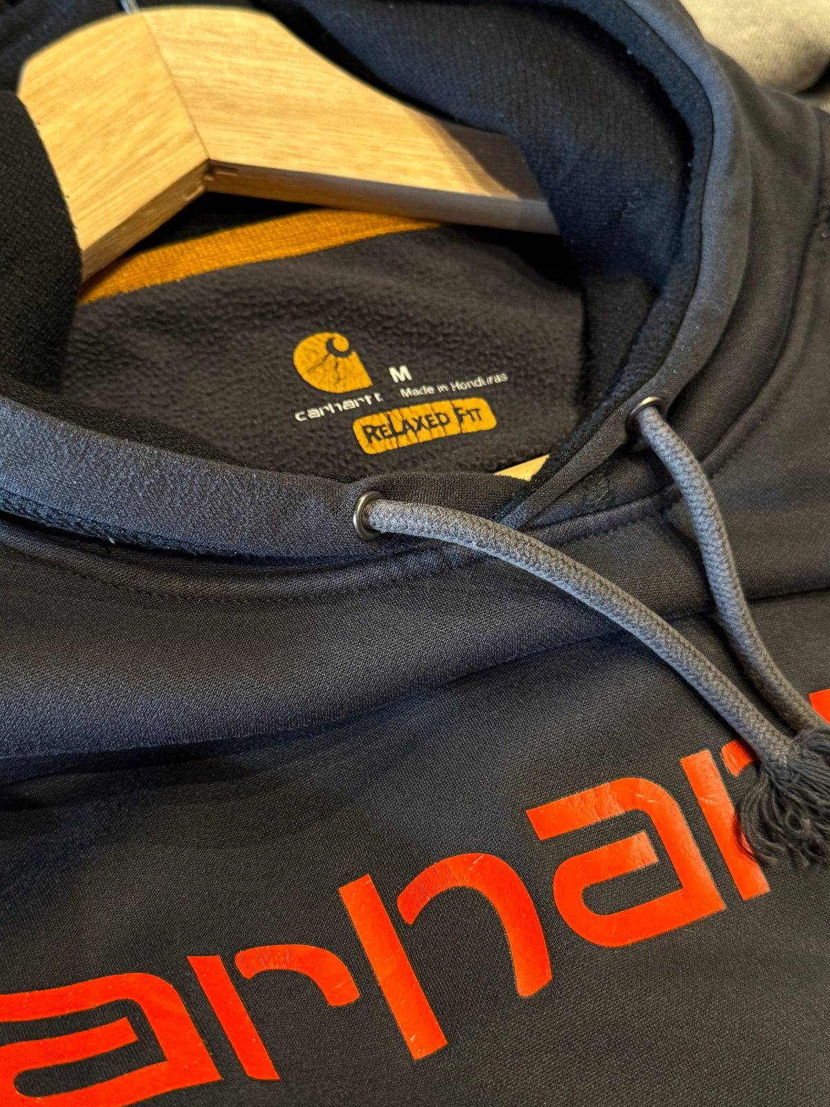 Vintage Carhartt Force Logo Hoodie (M)