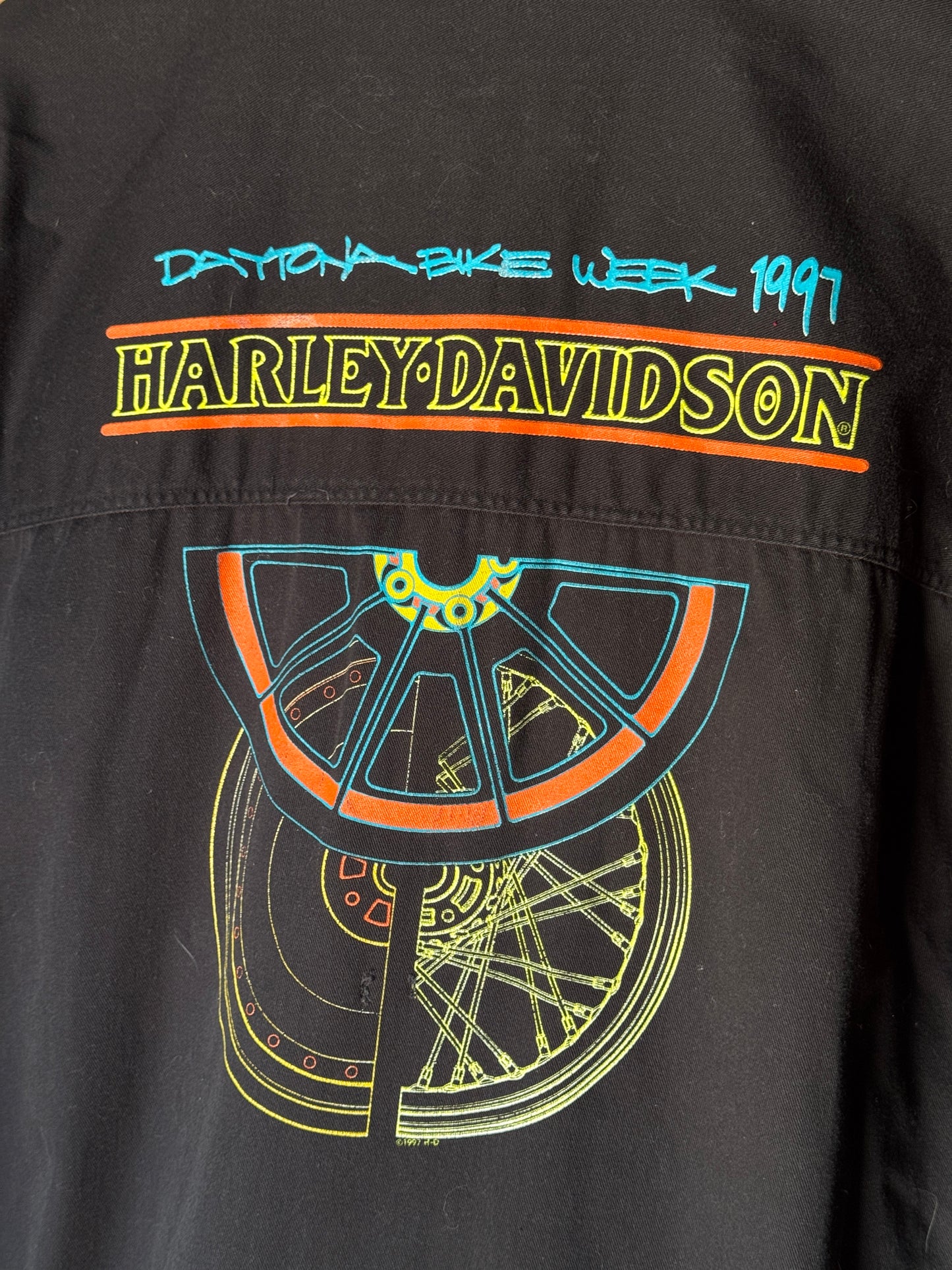 Vintage Harley Davidson Daytona Bike Week 1997 Shirt – XL (Made in USA)