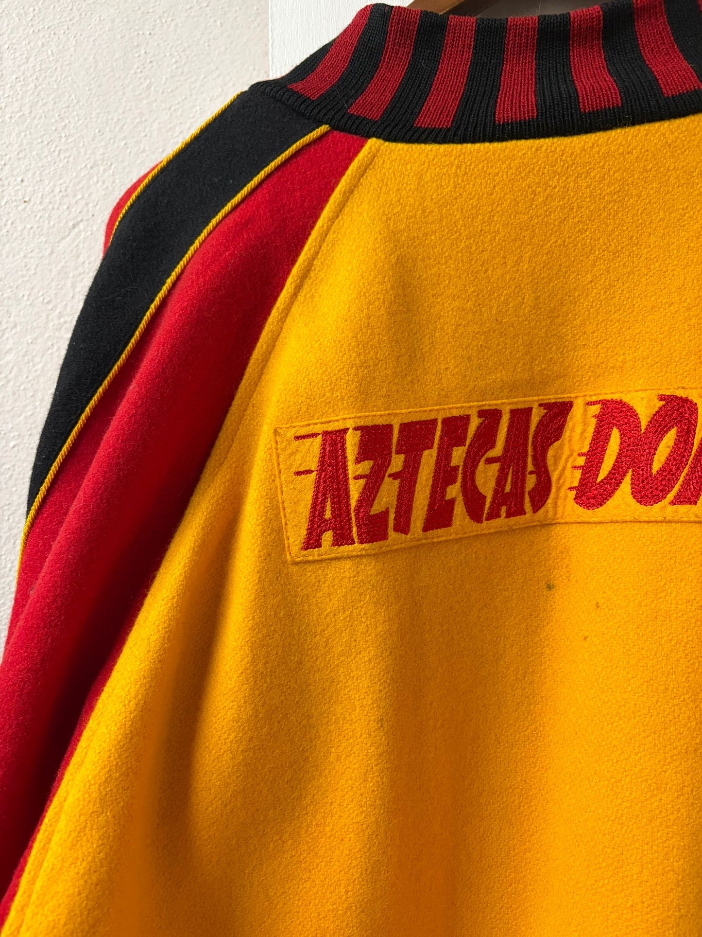 Vintage Aztecas Dorados Wool Bomber Jacket [XL]