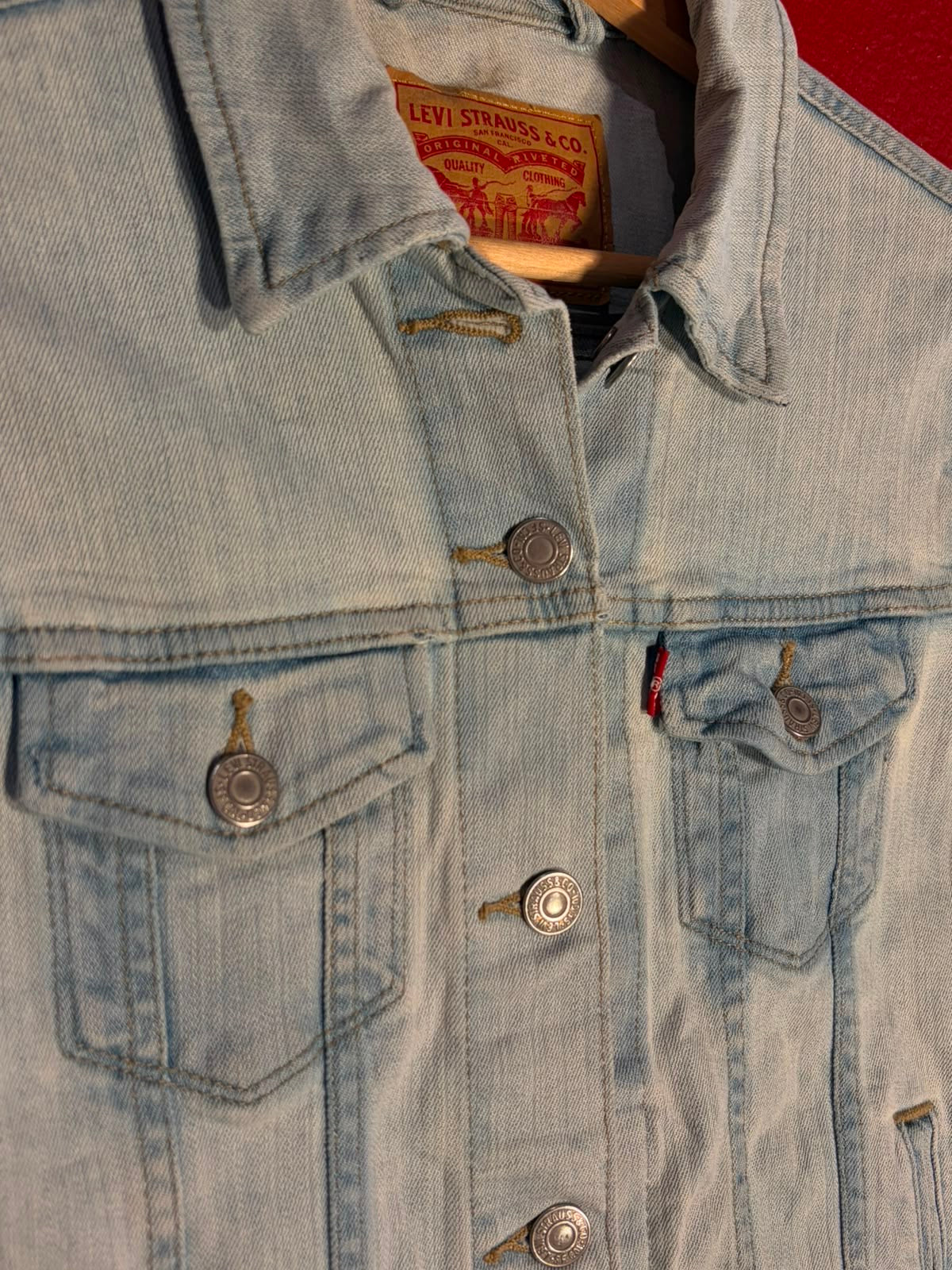 Levi Acid Wash Denim Jacket [XS]