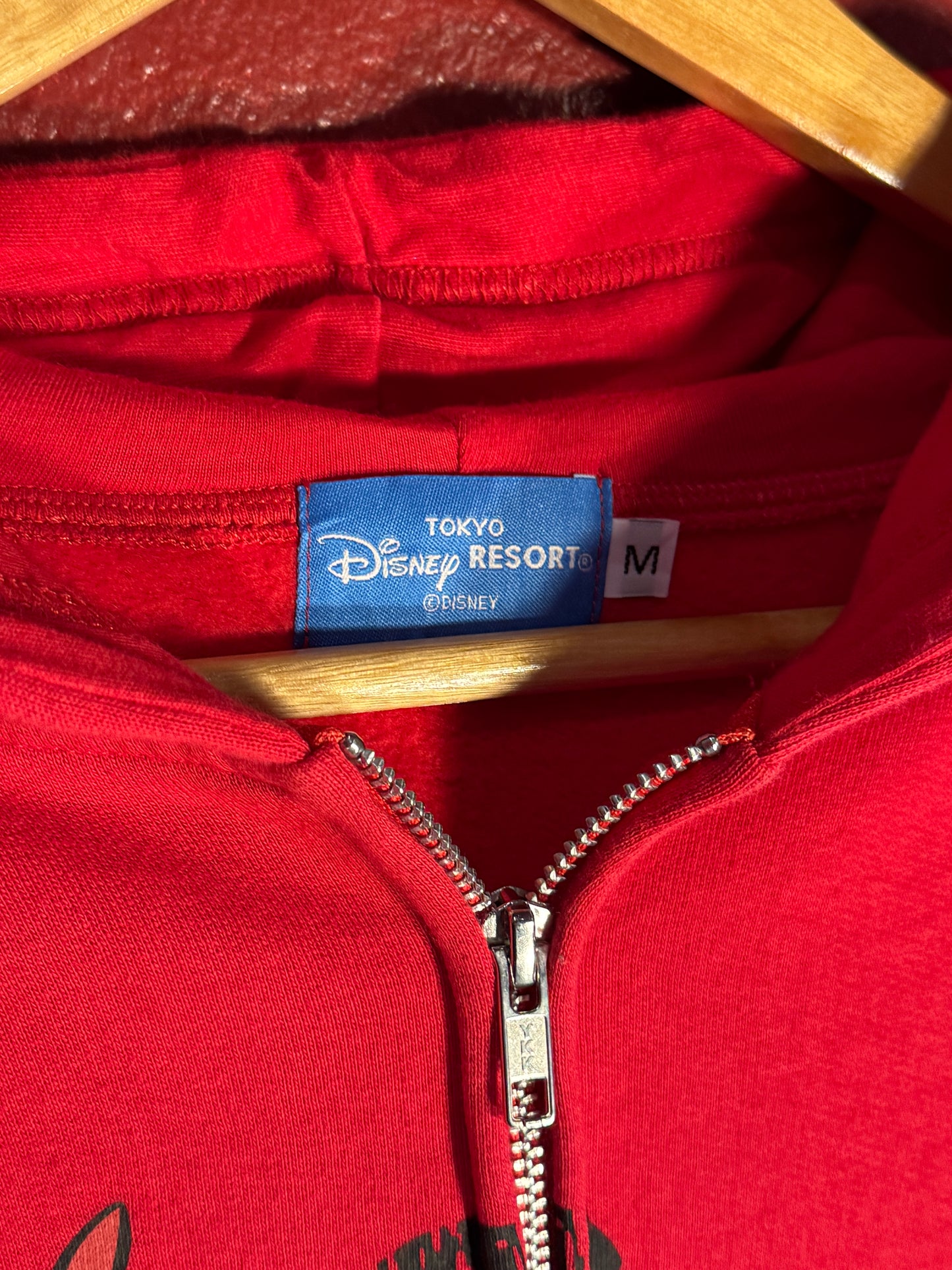 Red Disney Zip Up Hoodie [M]