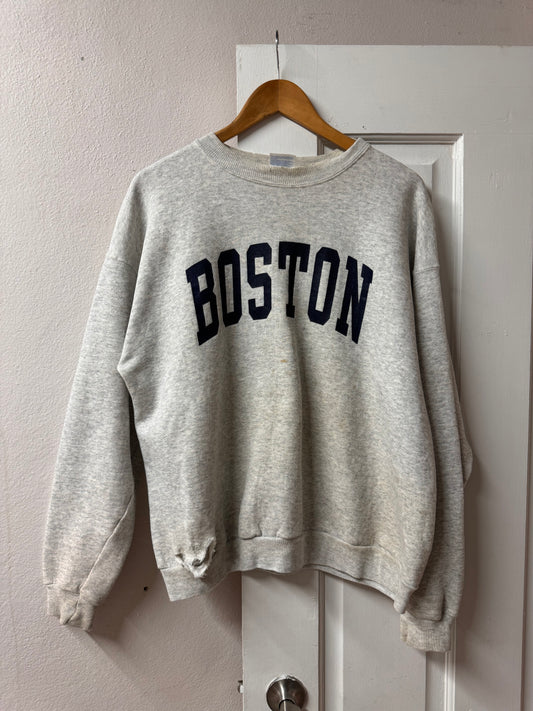 Vintage Boston Crewneck Sweater - Made in USA [XL]
