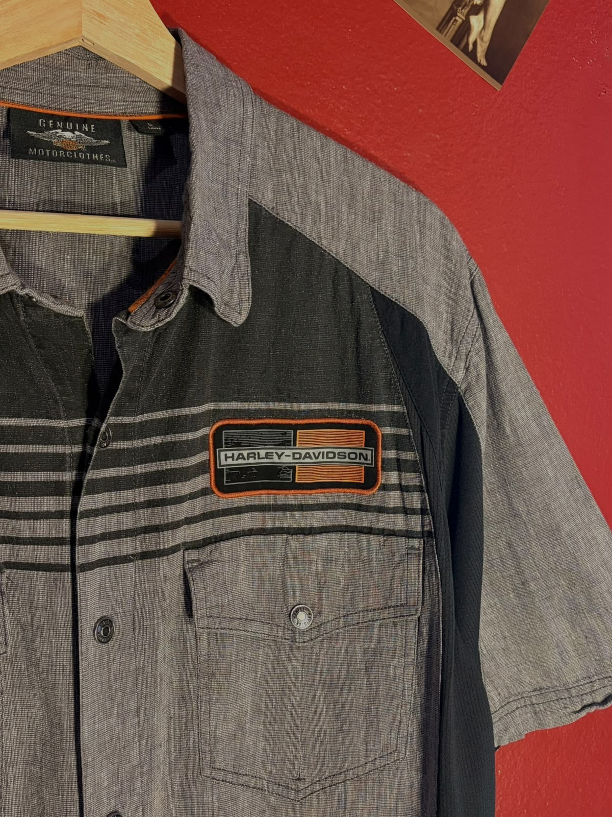 Harley-Davidson Genuine Motorclothes Short-Sleeve Shirt [L]