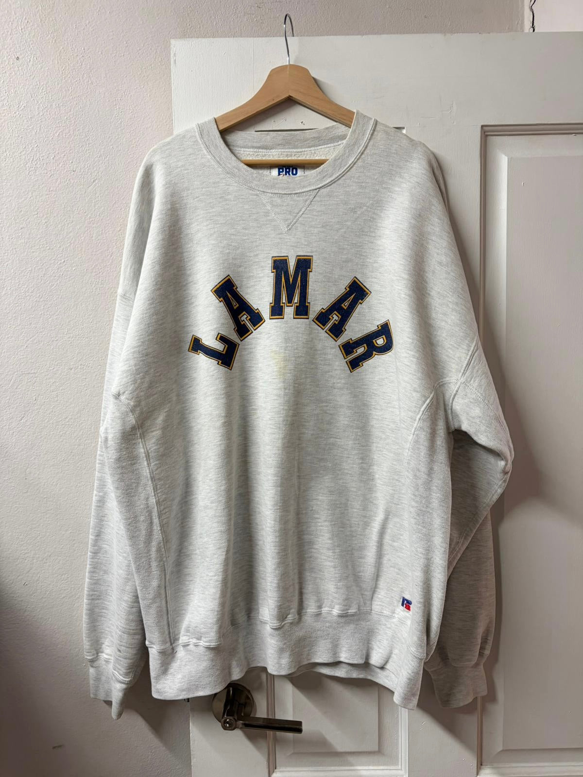 LAMAR Grey Crewneck Jumper [2XL]