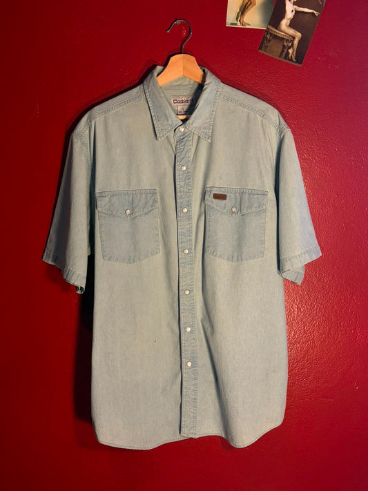 Carhartt Short Sleeve Snap Shirt (L)