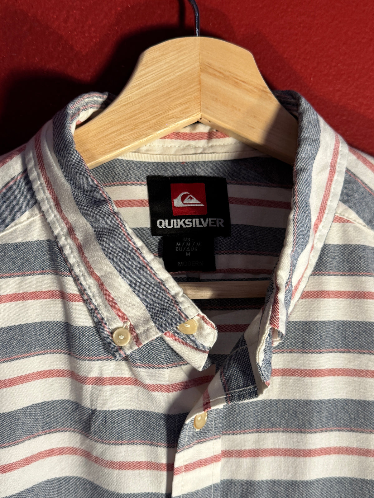 Quiksilver Striped Short Sleeve Shirt [M]