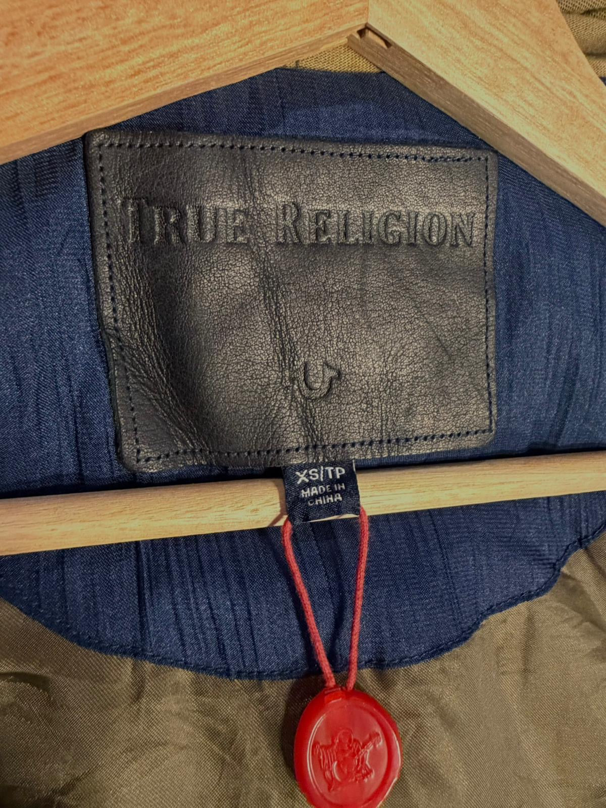 True Religion Navy Hooded Zip Jacket [XS]