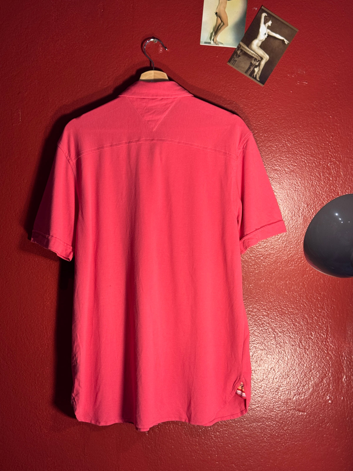 Vintage Tommy Hilfiger Short-Sleeve Piqué Shirt [M]