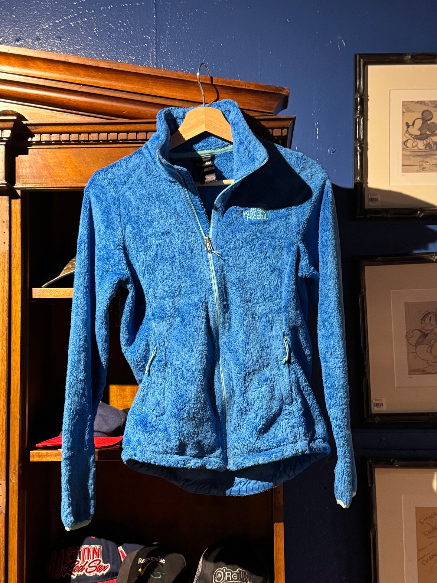 Vintage The North Face Blue Fleece Jacket (XS)