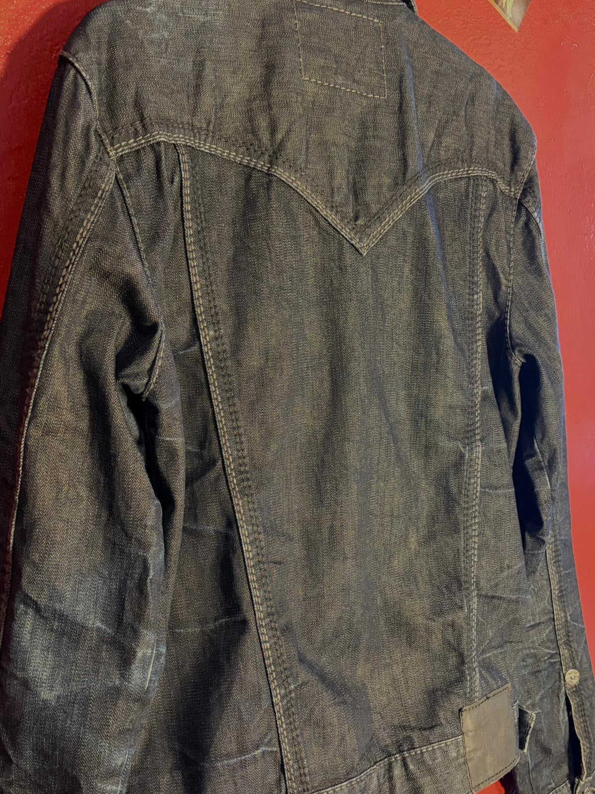 Vintage Y2K True Religion Jimmy Big QT Denim Jacket [M]