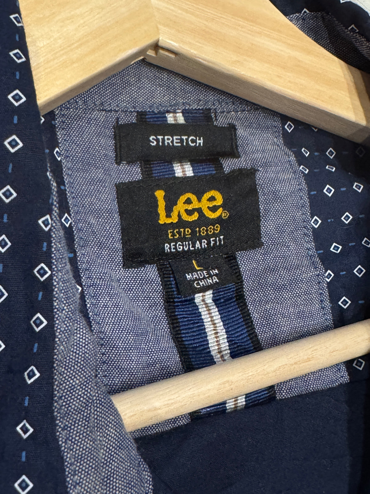 Lee Geometric Print Short Sleeve Shirt [L]