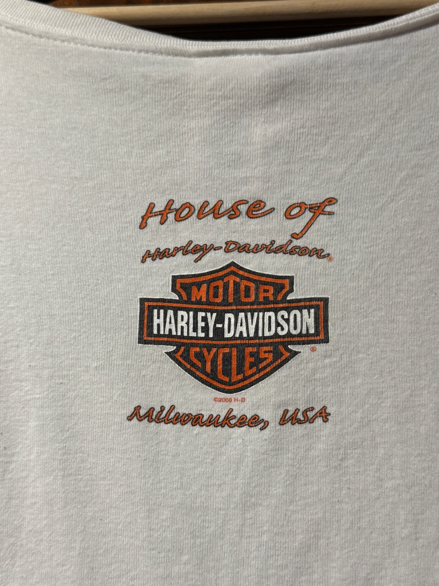 Harley-Davidson 105 Years Rhinestone T-Shirt [XL]