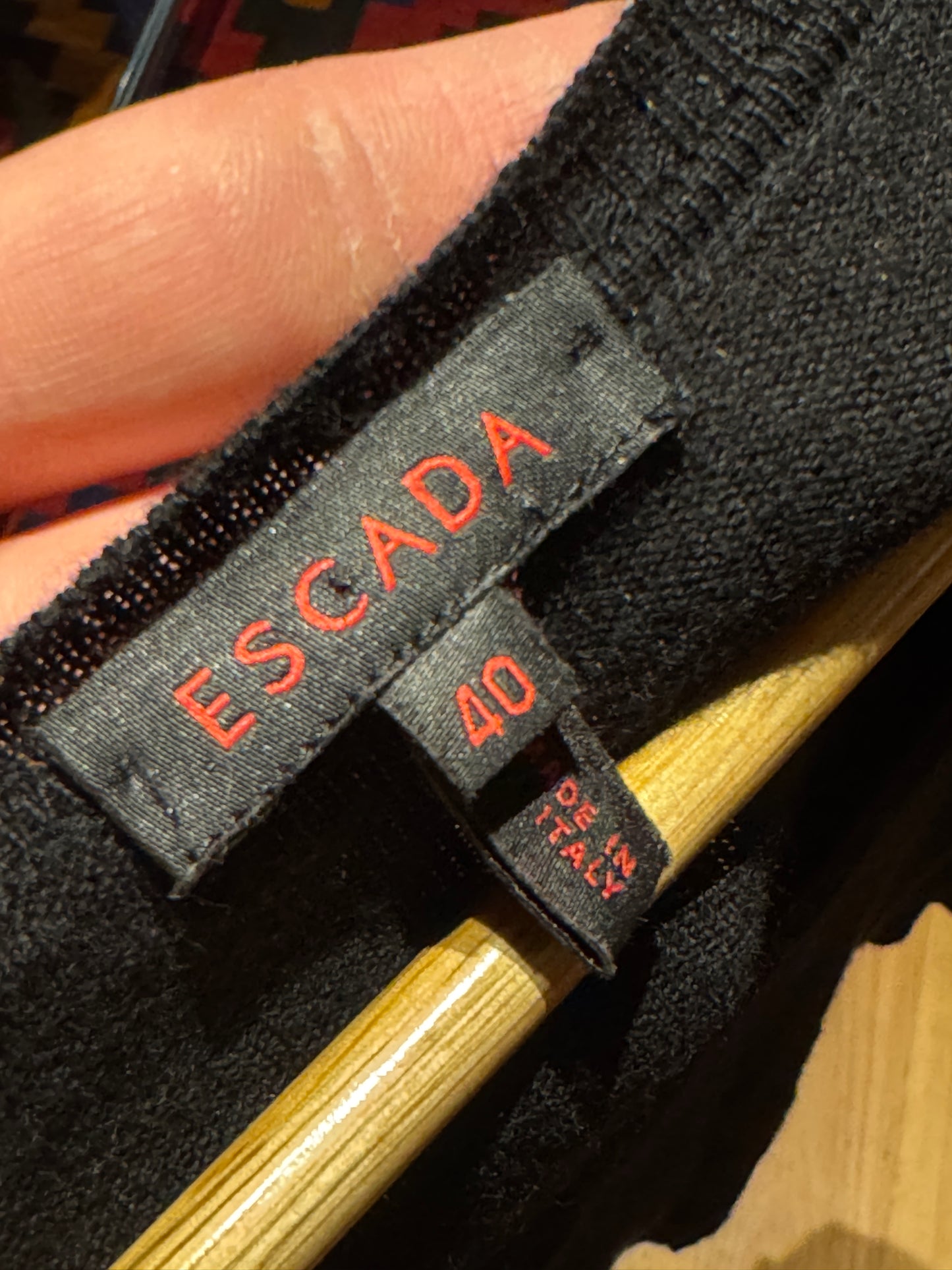 Escada Italian Virgin Wool Knit Top