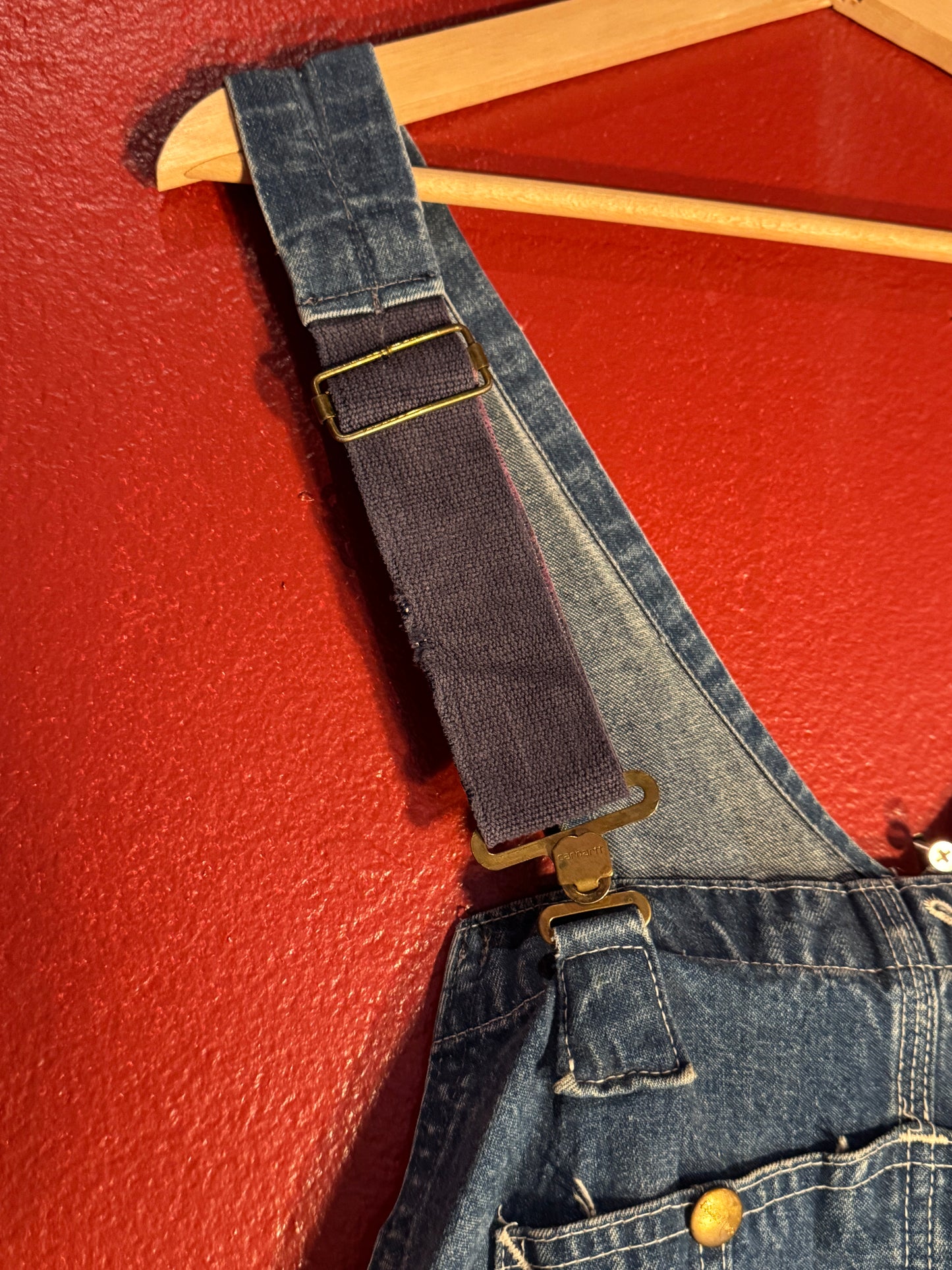 Vintage Carhartt Denim Bib Overalls