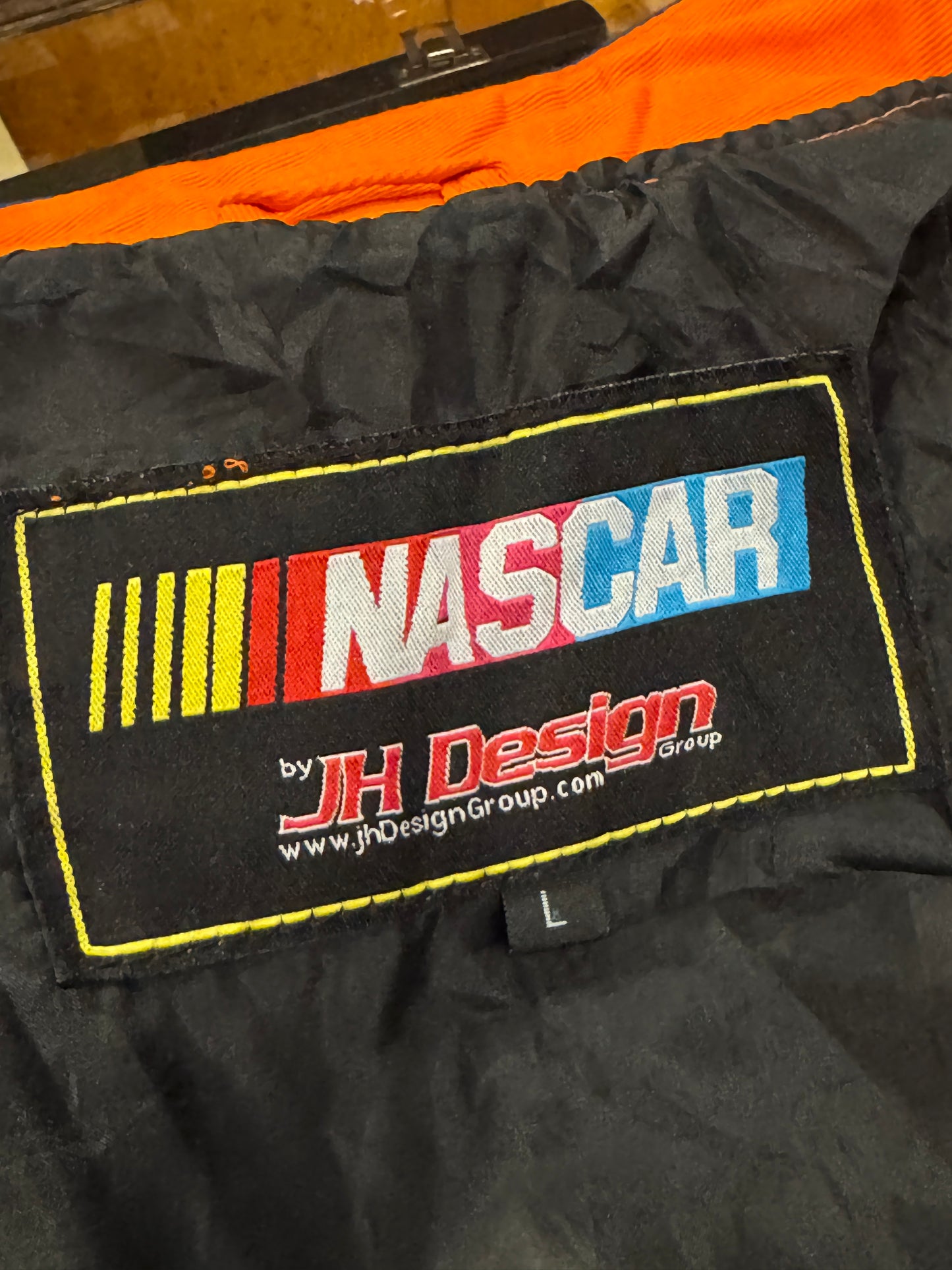 Cat Racing Nascar Jacket Reworked Caterpillar Style [L]