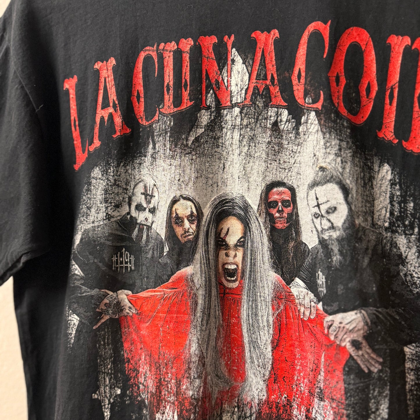 Lacuna Coil Black Cotton Tee [L]