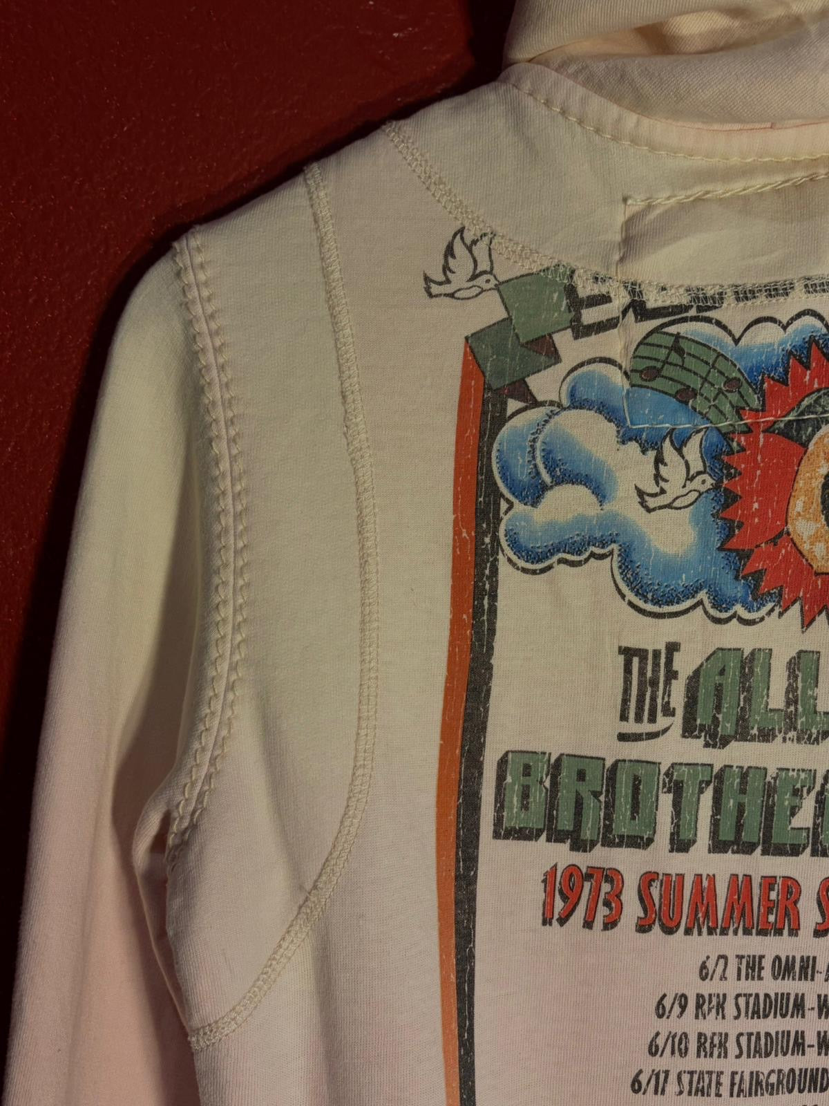 Vintage Y2K True Religion Allman Brothers Big T Zip Hoodie [S]