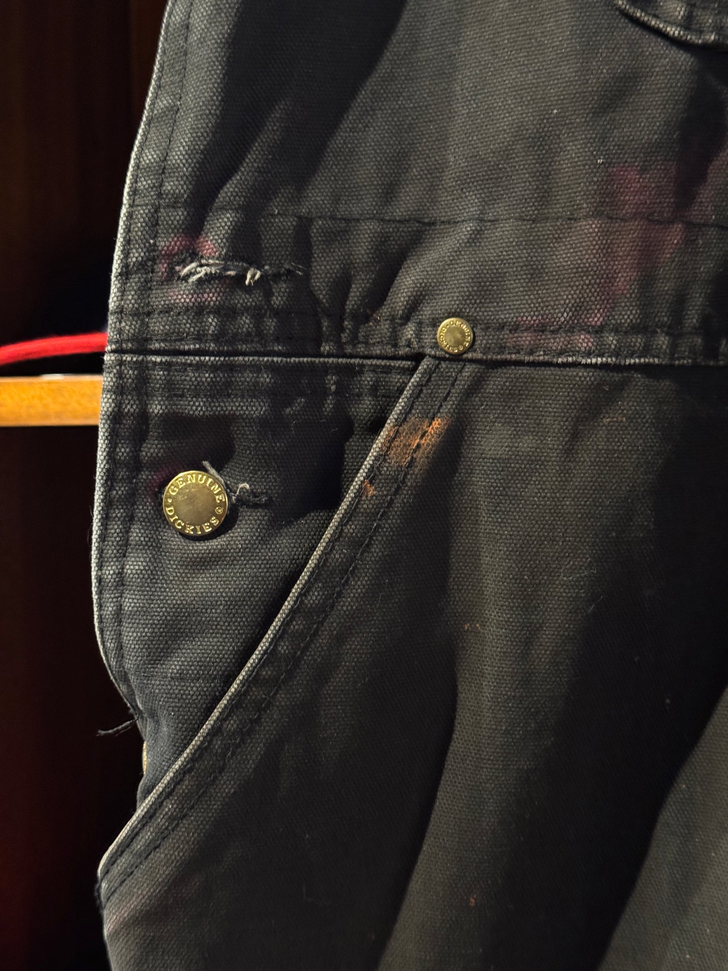 Vintage Dickies Black Duck Canvas Overalls