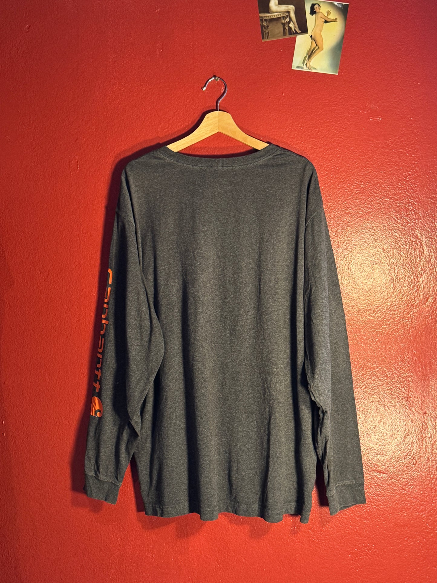 Carhartt Long Sleeve Logo T-Shirt - XL (AU XXL)